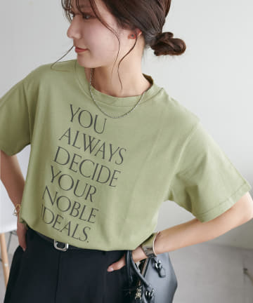 DISCOAT(ディスコート) 【WEB限定】ALWAYSコンパクトTシャツ