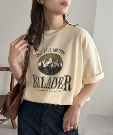 【WEB限定】マウントプリントビッグTシャツ