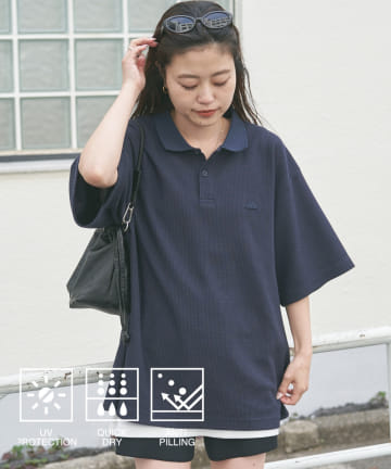 CIAOPANIC TYPY(チャオパニックティピー) 【Franklin Climbing】ワッフルポロシャツ