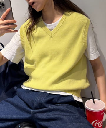 CIAOPANIC TYPY(チャオパニックティピー) 【WEB限定】【UNISEX】サマーニットベスト