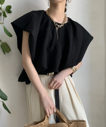【WEB限定】袖バルーンブラウス