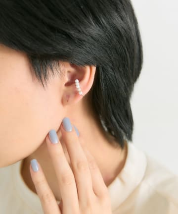 ear PAPILLONNER(イア パピヨネ) 《スターリングシルバー使用》天然石イヤーカフ