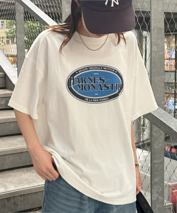 DISCOAT(ディスコート) 【ユニセックス】サークルロゴTシャツ
