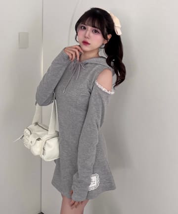 OLIVE des OLIVE(オリーブ デ オリーブ) 【インフルエンサー企画 / 初回数量限定】Yui パーカーワンピ