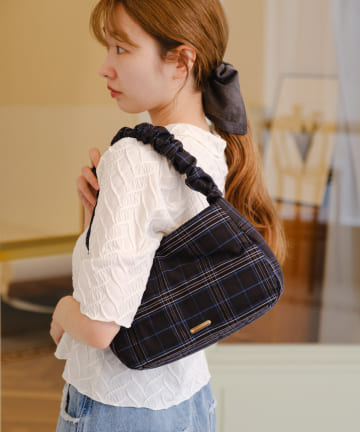 Kastane(カスタネ) 【500mlペットボトル収納可能】チェックシャーリングBAG