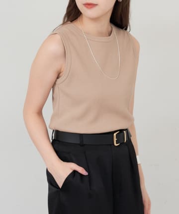《新色登場！》リブコンパクトノースリーブ
