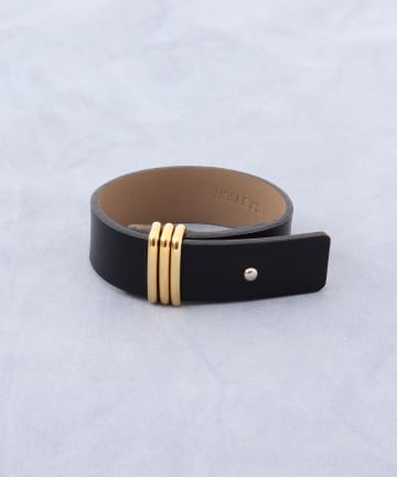 NOLLEY'S(ノーリーズ) 【grâce grace/グラスグラス】メタルカンレザーブレスレット