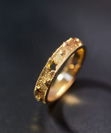 ear PAPILLONNER(イア パピヨネ) 《WEB限定/スターリングシルバー使用》星屑リング