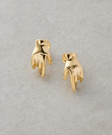 ハンドモチーフピアス