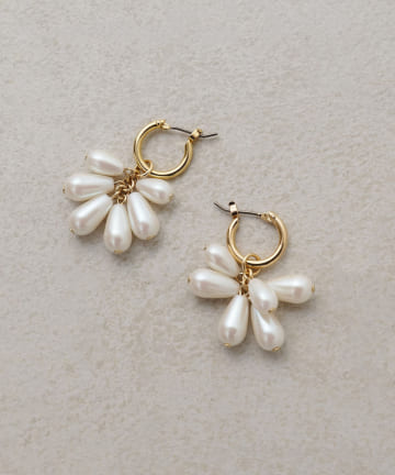 2WAYドロップパールピアス