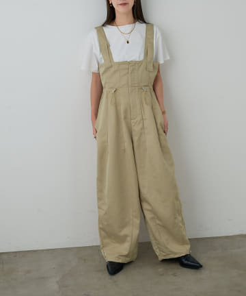 -goocy-(グーシー) ツイルパラシュートサロペット