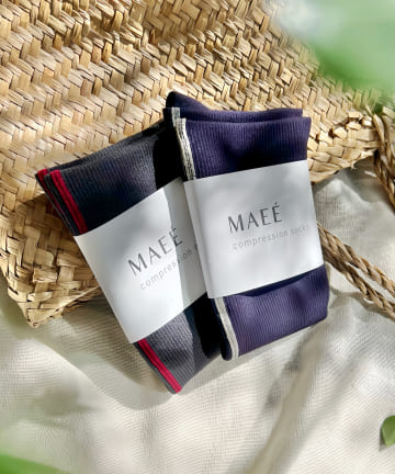 DOUDOU(ドゥドゥ) 【WEB限定】MAEE ラインソックス