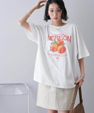 DISCOAT(ディスコート) 【ユニセックス】アソートフルーツグラフィックTシャツ