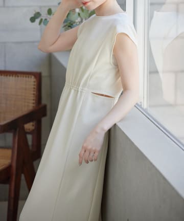 gemeil(ジェムイル) マルチwayウエストスリットワンピース(IF-226)