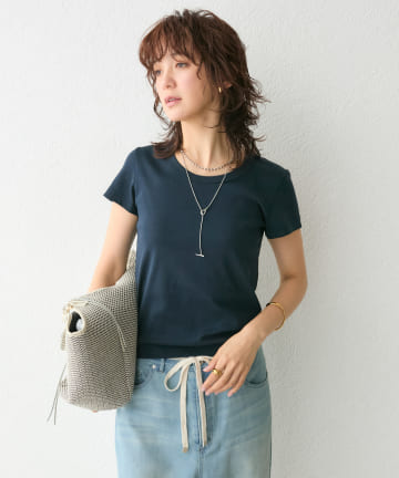 RIVE DROITE(リヴドロワ) 【上質な大人のTシャツ】クールフライスコンパクトTee