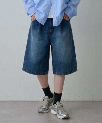 COLONY 2139(コロニー トゥーワンスリーナイン) 【UNISEX】デニムバギーショーツ