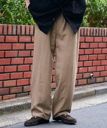CIAOPANIC TYPY(チャオパニックティピー) リネンレーヨンリラックスイージーパンツ