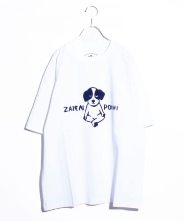 【POCHITAMA LAND】ZAZEN POCHI ザゼンポチ Tシャツ