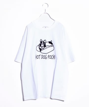 【POCHITAMALAND】HOT DOG POCHIホットドッグポチTシャツ