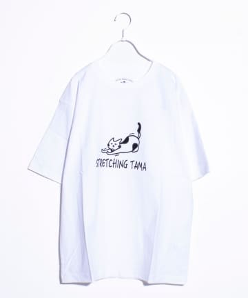 【POCHITAMALAND】stretching tama ストレッチタマT