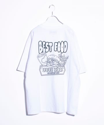FREDY & GLOSTER(フレディ アンド グロスター) 【FREDYMAC】BEST FOOD バックプリント オリジナルボディTシャツ