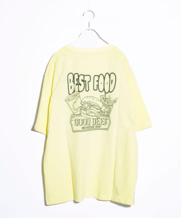 FREDY & GLOSTER(フレディ アンド グロスター) 【FREDYMAC】BEST FOOD バックプリント オリジナルボディTシャツ