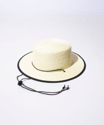 FREDY & GLOSTER(フレディ アンド グロスター) 【GLOSTER】CODE LONG BRIM STRAW HAT ハット麦わら