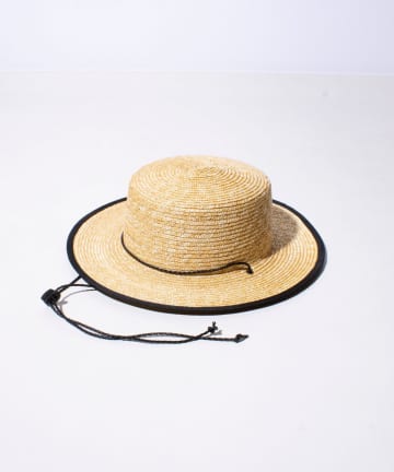 FREDY & GLOSTER(フレディ アンド グロスター) 【GLOSTER】CODE LONG BRIM STRAW HAT ハット麦わら