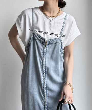 【WEB限定】ジョーゼットロゴTEE