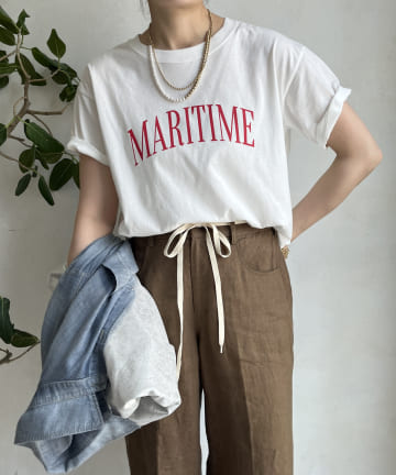 MARITIMEロゴTEE