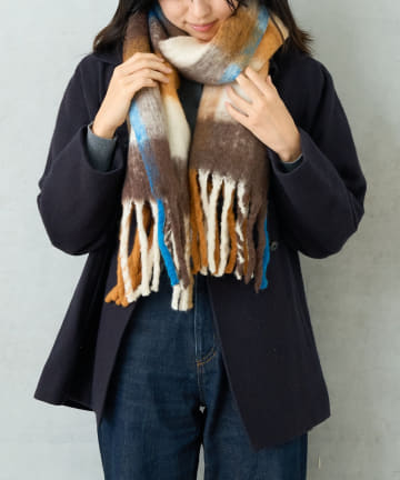 BIRTHDAY BAR(バースデイバー) ボリュームチェックマフラー