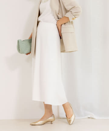 NOLLEY'S(ノーリーズ) ウォッシャブルダンボールフレアスカート