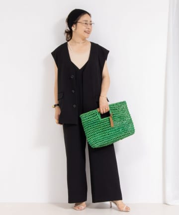 【BAGMATI/ バグマティ】ラフィアかごバッグ【PR林☆別注アイテム】