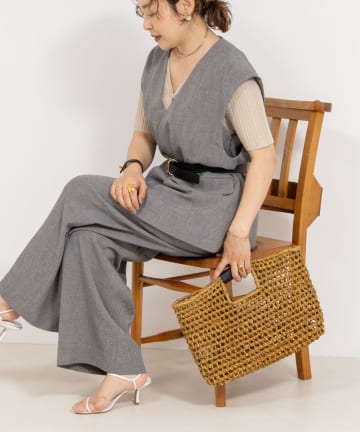 専用です。　イタリア フィレンツェ製　バスケット　カゴバッグ　新品未使用品 Bruscoli / since 1881 フィレンツェで全て手作業で作られる