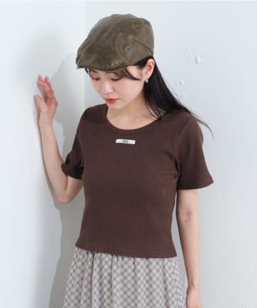 【新色追加】ニットタグリブTEE