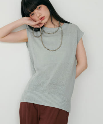 LARUTA(ラルータ) 綿麻シアータンク