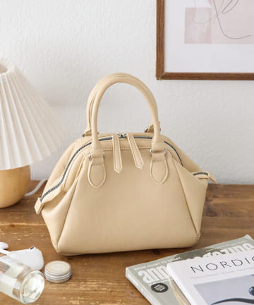 DISCOAT(ディスコート) 【600mlペットボトル収納可◎ / 収納力抜群♪】フレームソフトボストンバッグ《詳細動画あり》