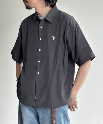 CPCM(シーピーシーエム) 【U.S. POLO ASSN.】シルクタッチ半袖シャツ