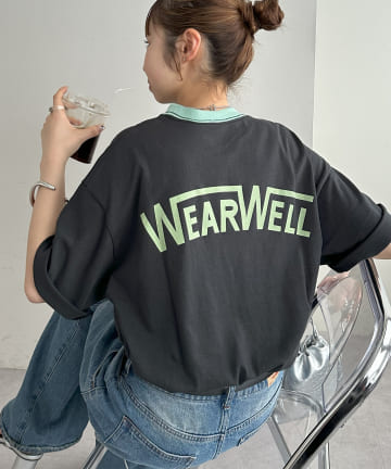 【ユニセックス】WEARWELLリンガーTシャツ