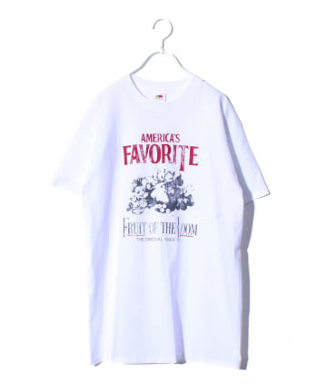 【FRUIT OF THE LOOM】プリントTシャツ フロントプリント