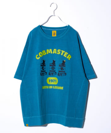 FREDY & GLOSTER(フレディ アンド グロスター) 【COBMASTER】天竺ピグメント ドラム缶風呂 スウェット風Tシャツ
