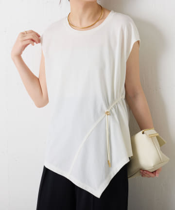 COLLAGE GALLARDAGALANTE(コラージュ ガリャルダガランテ) 【接触冷感】クールタッチノースリーブTシャツ