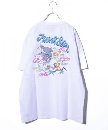 【JUNKSOUL】TOM&JERRY ベト風JAPAN プリントTシャツ