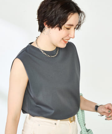 NOLLEY'S(ノーリーズ) 高機能 LA＋スムースタックノースリーブカットソー