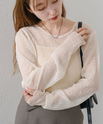 Kastane(カスタネ) 【WEB限定】ランダムチュールメローTEE