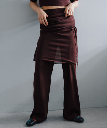 Pasterip(パセリ) Smoothly summer knit skirt