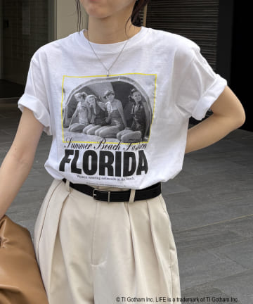 CAPRICIEUX LE'MAGE(カプリシュレマージュ) 〈GOOD ROCK SPEED〉FLORIDA PHOTO Tシャツ