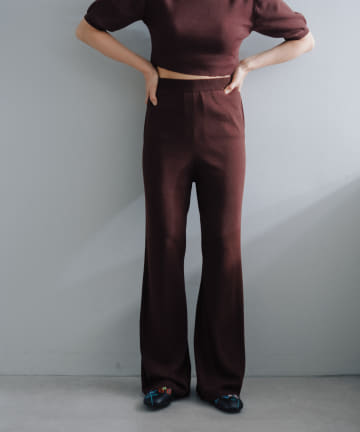 Pasterip(パセリ) Smoothly summer knit pants
