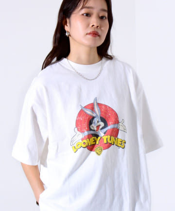 【WARNER×DISCUS ATHLETIC】コラボ プリント 半袖Tシャツ