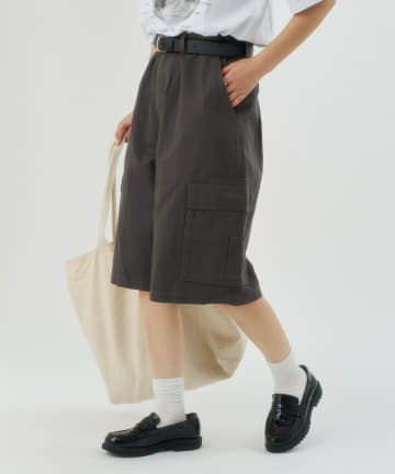 OUTLET(アウトレット) 【CIAOPANIC TYPY】【UNISEX】ハーフカーゴデニムパンツ